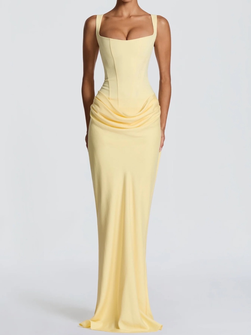 BABYBOO CORNELIA MAXI DRESS - LEMON, Size S